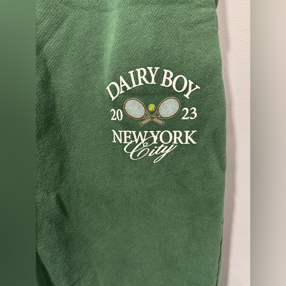 Dairy Boy Green Sweatpants Size Medium - Picture 6 of 7